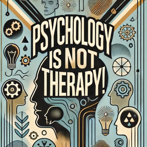 Psychology is not Therapy!